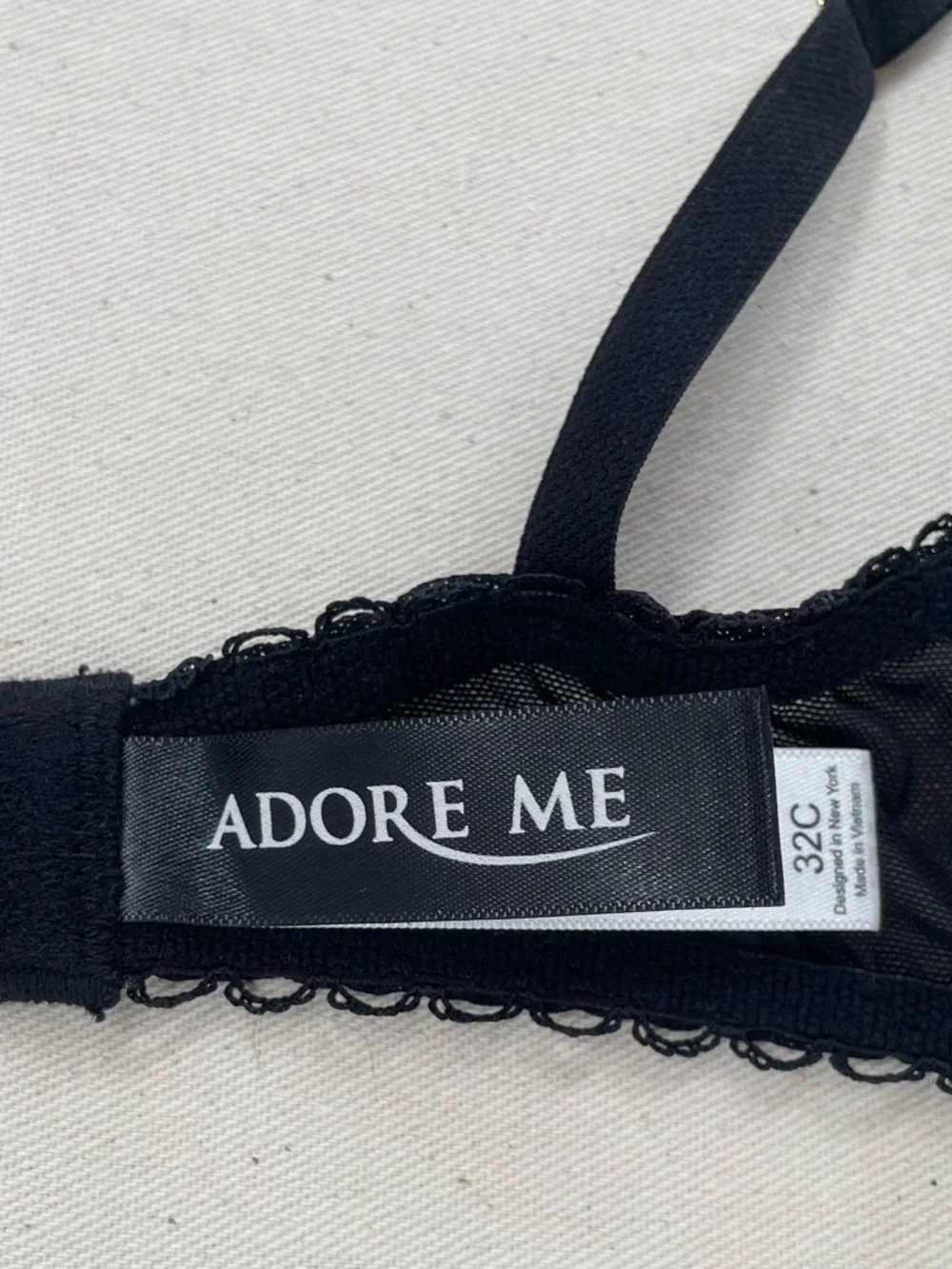 Adore Me Kimmy Push Up Balconette Lace Bra